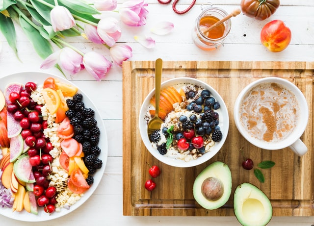 Nutritious food on table by a health coach